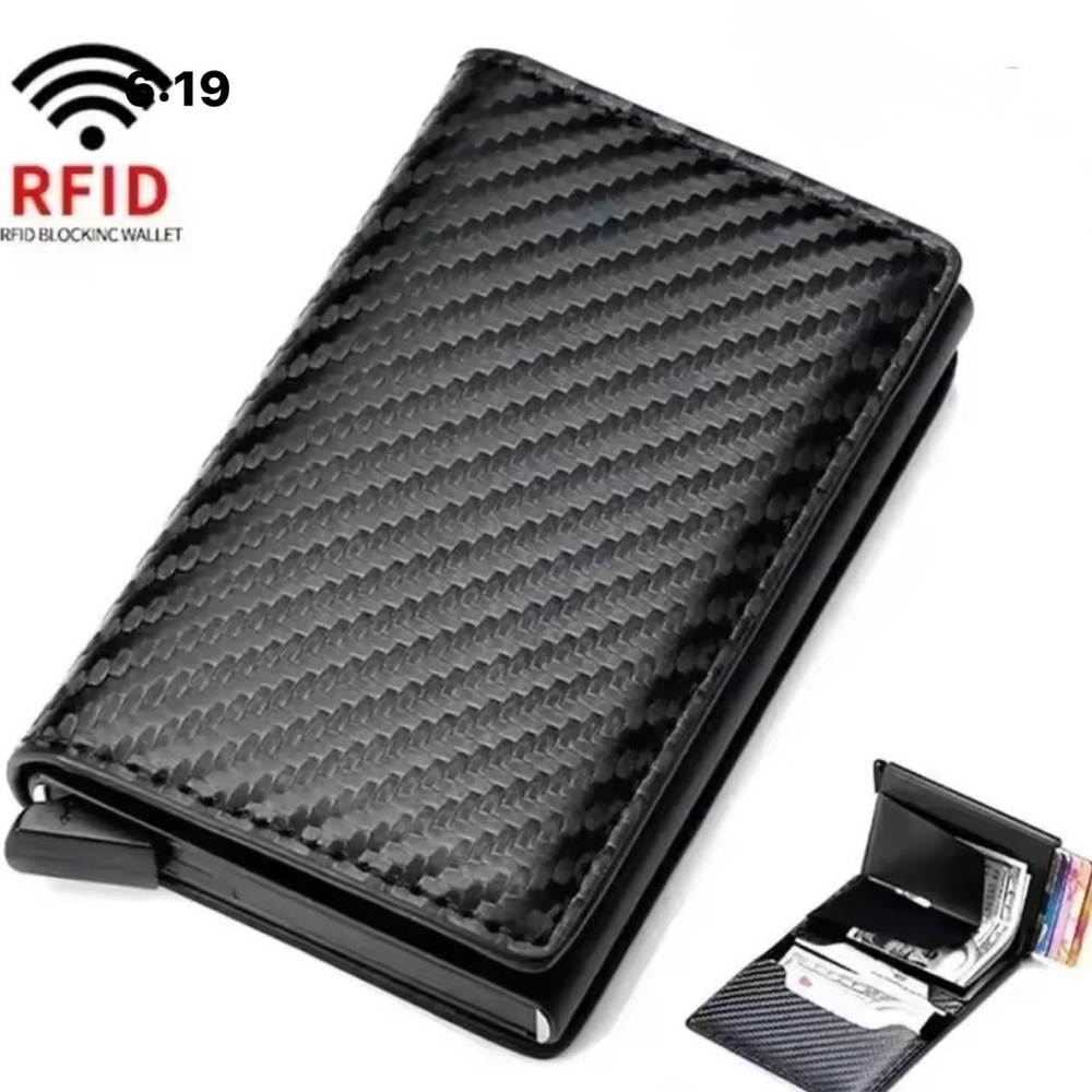 RFID Wallet with Spring Loaded Card Holder - Picture 2 of 3